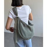 カーキ | 撥水ナイロンビッグショルダーバッグ | Lbc with Life