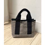 ツイード仕切り持ち手ミニトートバッグ | Lbc with Life | 詳細画像13 