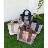 ツイード仕切り持ち手ミニトートバッグ | Lbc with Life | 詳細画像15 