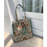 ライトブルー | ジャガードA4ロゴトートバッグ | Lbc with Life