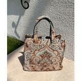 ライトブルー | ジャガード手持ちロゴバッグ | Lbc with Life