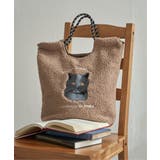 コーヒー | ボア刺繍コードトートバッグ | Lbc with Life