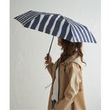 ニュアンスストライプ ミニ 雨傘 折りたたみ傘 晴雨兼用 | Lbc with Life | 詳細画像1