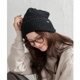 ブラック | モヘアリブニットワッチキャップ | Lbc with Life