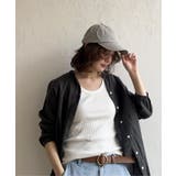 リネン混ロゴキャップ | Lbc with Life | 詳細画像5