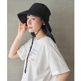 ブラック | ベンチレーションサファリタレ付きハット | Lbc with Life
