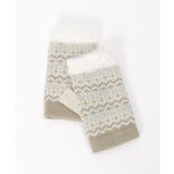 ホワイト | ジャガード指手先ファーニット | Lbc with Life