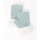 ブルー | 無地カフスファーニットグローブ | Lbc with Life