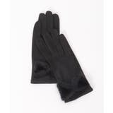 ブラック | モコモコリボン付きグローブ | Lbc with Life