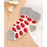 アイボリー | 裏起毛 ソックスアップル | Lbc with Life