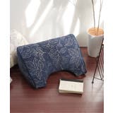 ネイビー | シェニールジャガードよりかかりクッション | Lbc with Life
