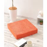 オレンジ | スクエアコンビシートクッション H8cm | Lbc with Life