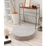 ベロアコンビシートクッション ラウンド H8cm | Lbc with Life | 詳細画像1 