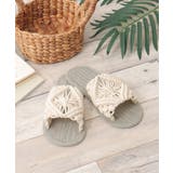 ホワイト | マクラメコットンサンダル | Lbc with Life