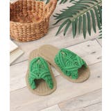 グリーン | マクラメコットンサンダル | Lbc with Life