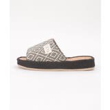 茶竹厚底幾何学スリッパ | Lbc with Life | 詳細画像3 