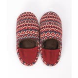 レッド | ニットルームシューズ 25 | Lbc with Life