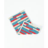 ブルー | Otta オッタ シマキカ柄2つ折りハンカチ | Lbc with Life