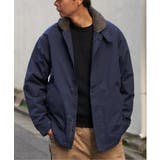 ネイビーブルー | 襟ボアN-1デッキジャケット | VENCE share style【MEN】
