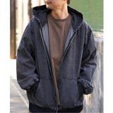 デニム・キャンバスフルジップパーカー | VENCE share style【MEN】 | 詳細画像6 