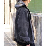 デニム・キャンバスフルジップパーカー | VENCE share style【MEN】 | 詳細画像7 