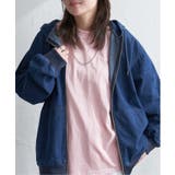 デニム・キャンバスフルジップパーカー | VENCE share style【MEN】 | 詳細画像13 