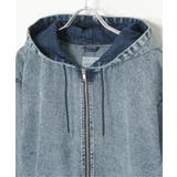 デニム・キャンバスフルジップパーカー | VENCE share style【MEN】 | 詳細画像35 