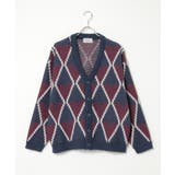 総柄ニットVカーディガン | VENCE share style【MEN】 | 詳細画像12