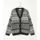 総柄ニットVカーディガン | VENCE share style【MEN】 | 詳細画像18