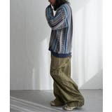 総柄ニットVカーディガン | VENCE share style【MEN】 | 詳細画像23