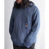 Red Cap Girl レッドキャップガール ワッペンクルーネックニット | VENCE share style【MEN】 | 詳細画像1