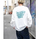 オフホワイト | VISION STREET WEAR フラワー刺繍ロンT | VENCE share style【MEN】
