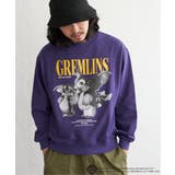 パープル | GREMLINS グレムリン フォトプリントトレーナー | VENCE share style【MEN】