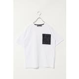 ホワイト | ZIP付きポケットTシャツ | VENCE share style【MEN】