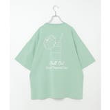 ミントグリン | ドリンク刺繍Tシャツ | VENCE share style【MEN】