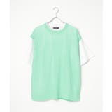 【2点セット】メッシュニットベストアンサンブルTシャツ | VENCE share style【MEN】 | 詳細画像9