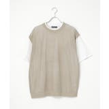 【2点セット】メッシュニットベストアンサンブルTシャツ | VENCE share style【MEN】 | 詳細画像11
