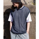 【2点セット】メッシュニットベストアンサンブルTシャツ | VENCE share style【MEN】 | 詳細画像20