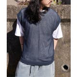 【2点セット】メッシュニットベストアンサンブルTシャツ | VENCE share style【MEN】 | 詳細画像22