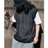 【2点セット】メッシュニットベストアンサンブルTシャツ | VENCE share style【MEN】 | 詳細画像25