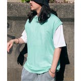 【2点セット】メッシュニットベストアンサンブルTシャツ | VENCE share style【MEN】 | 詳細画像27