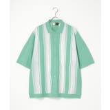 ストライプケンシュクニットシャツ | VENCE share style【MEN】 | 詳細画像10