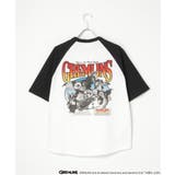 ホワイト | GREMLINS グレムリン ラグランプリントTシャツ | VENCE share style【MEN】