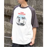 チャコール | THE BEATLES ザ ビートルズ レコードラグランTシャツ | VENCE share style【MEN】
