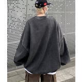 チャコール | ピグメントビッグスウェット | VENCE share style【MEN】