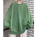 グリーン | ピグメントビッグスウェット | VENCE share style【MEN】