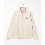 フェイクスウェードヒゲ刺繍ハーフZIP | VENCE share style【MEN】 | 詳細画像15
