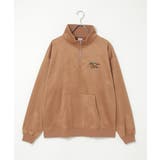 フェイクスウェードヒゲ刺繍ハーフZIP | VENCE share style【MEN】 | 詳細画像16