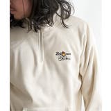 フェイクスウェードヒゲ刺繍ハーフZIP | VENCE share style【MEN】 | 詳細画像20