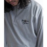 フェイクスウェードヒゲ刺繍ハーフZIP | VENCE share style【MEN】 | 詳細画像26